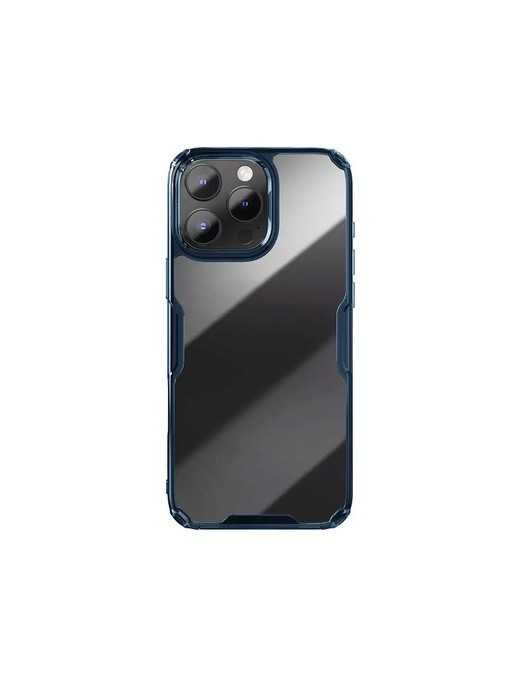 NILLKIN θήκη Nature TPU Pro για iPhone 16 Pro, διάφανη-μπλε