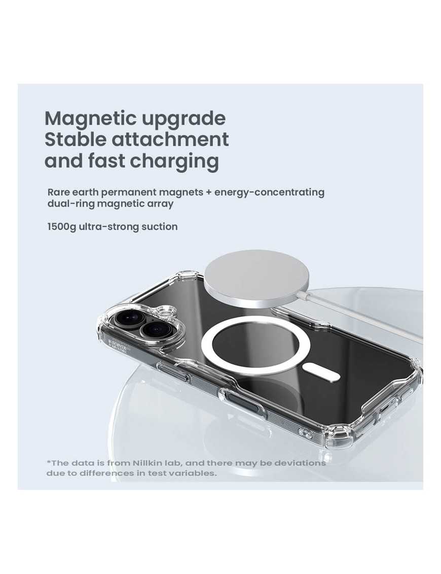 NILLKIN θήκη Nature TPU Pro Magnetic για iPhone 16, διάφανη