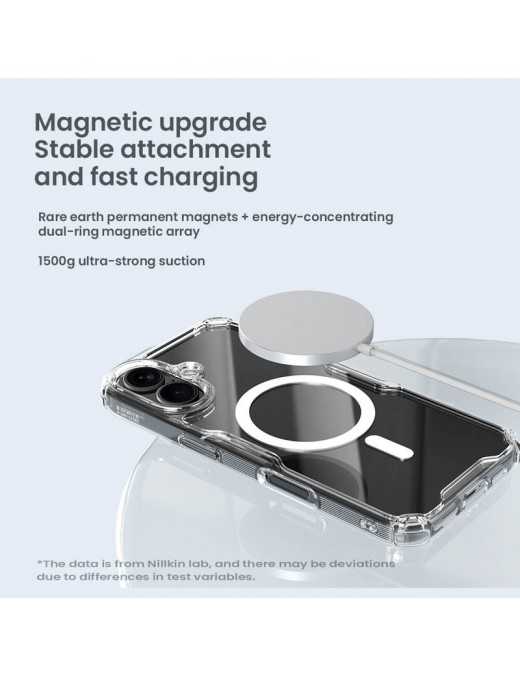 NILLKIN θήκη Nature TPU Pro Magnetic για iPhone 16, διάφανη
