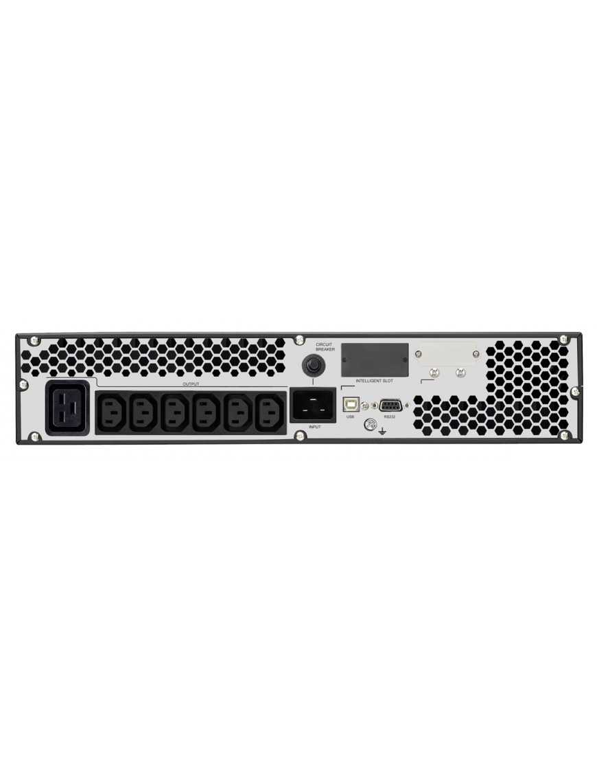 POWERTECH UPS On Line PT-1360 για rack 2U, με οθόνη, 3000VA/2700W, 7x DC output