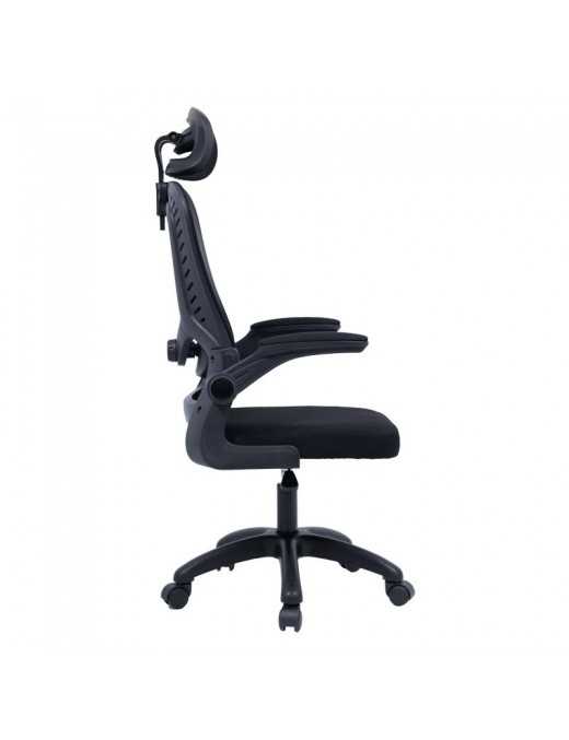 Καρέκλα γραφείου διευθυντή Delilah pakoworld mesh μαύρο Καρέκλα γραφείου διευθυντή Delilah pakoworld mesh μαύρο