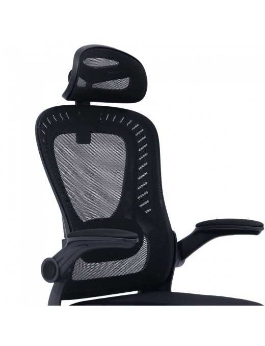 Καρέκλα γραφείου διευθυντή Delilah pakoworld mesh μαύρο Καρέκλα γραφείου διευθυντή Delilah pakoworld mesh μαύρο