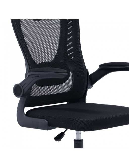 Καρέκλα γραφείου διευθυντή Delilah pakoworld mesh μαύρο Καρέκλα γραφείου διευθυντή Delilah pakoworld mesh μαύρο