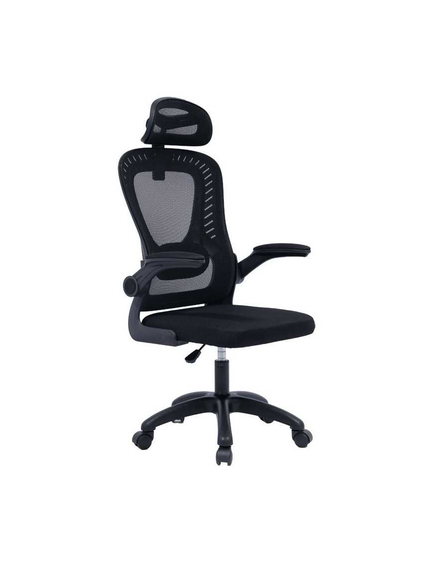 Καρέκλα γραφείου διευθυντή Delilah pakoworld mesh μαύρο Καρέκλα γραφείου διευθυντή Delilah pakoworld mesh μαύρο