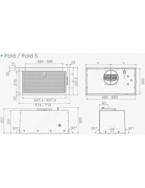 Elica Fold GR/A/52 Μηχανισμός Απορρόφησης 52cm Inox
