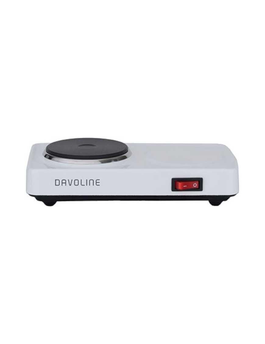 Davoline K6622 Επιτραπέζια Εστία Εμαγιέ Μονή Λευκή