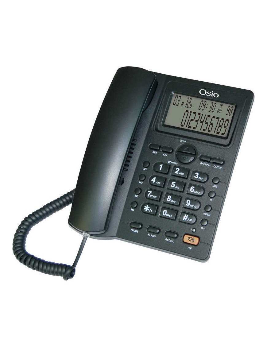 Osio OSW-4710 Ενσύρματο Τηλέφωνο Γραφείου Μαύρο