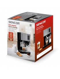 Sencor SES 4050SS-EUE3 Μηχανή Espresso 1450W Πίεσης 20bar για Cappuccino Μαύρη
