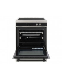 Hyundai HCIN23-7261I/XT Κουζίνα με πολυλειτουργικό φούρνο, επαγωγικές εστίες, χωρητικότητα φούρνου 69L, 9 λειτουργίες ψησίματος