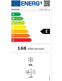 Davoline CHFR 100E L W Καταψύκτης Μπαούλο 98lt