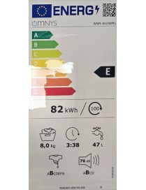 Omnys WNM-80248MU Πλυντήριο Ρούχων 8kg 1200 Στροφών