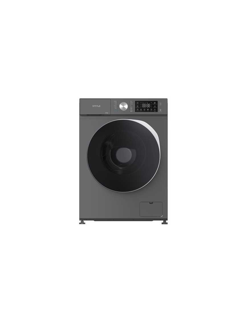 Omnys WNM-8WH25GD Πλυντήριο Ρούχων 8kg με Τεχνολογία Ατμού 1200 Στροφών Inox