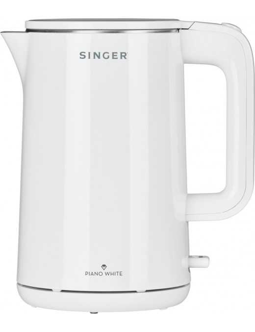 Singer WK-15040 PWH Βραστήρας 1.5lt 2200W Λευκός