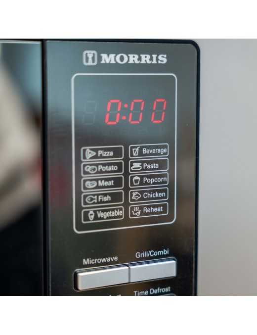 MORRIS K94250MW Φούρνος Μικροκυμάτων 25lt 900W , Μαύρος