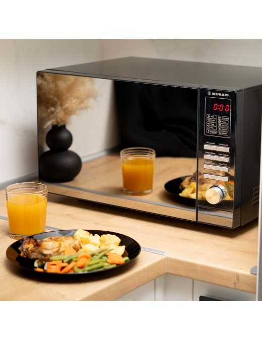 MORRIS K94250MW Φούρνος Μικροκυμάτων 25lt 900W , Μαύρος