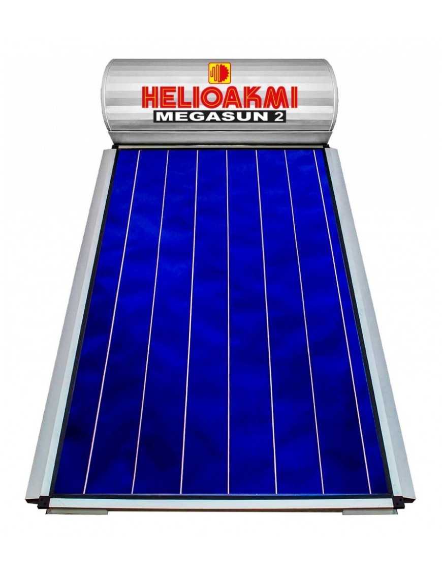 Helioakmi MegaSun2 Ηλιακός Θερμοσίφωνας 160lt Glass 2.1τ.μ. Επιλεκτικός