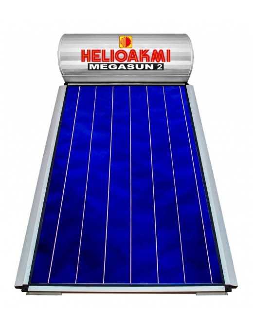 Helioakmi MegaSun2 Ηλιακός Θερμοσίφωνας 160lt Glass 2.1τ.μ. Επιλεκτικός