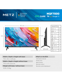 METZ 32MQF7000Z 32" Τηλεόραση