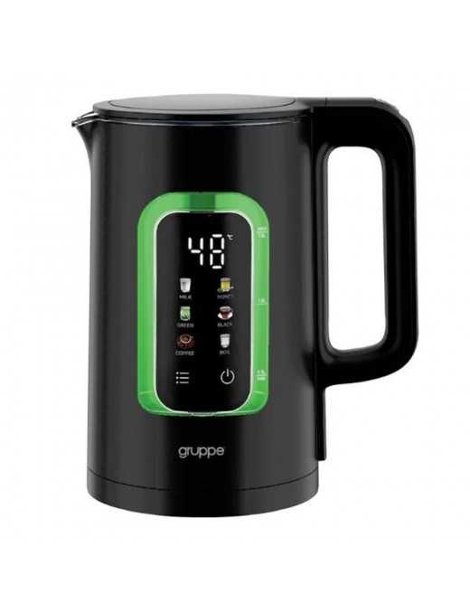 Gruppe DG-2328-EL Βραστήρας 1.5lt 1500W Μαύρος