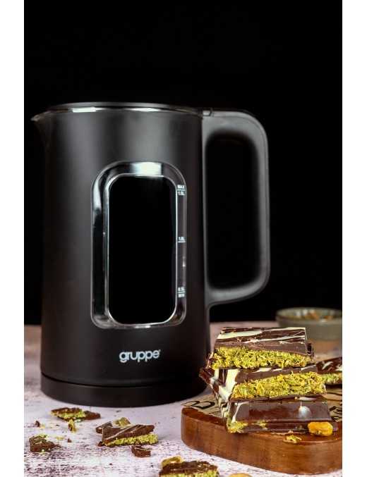 Gruppe DG-2328-EL Βραστήρας 1.5lt 1500W Μαύρος