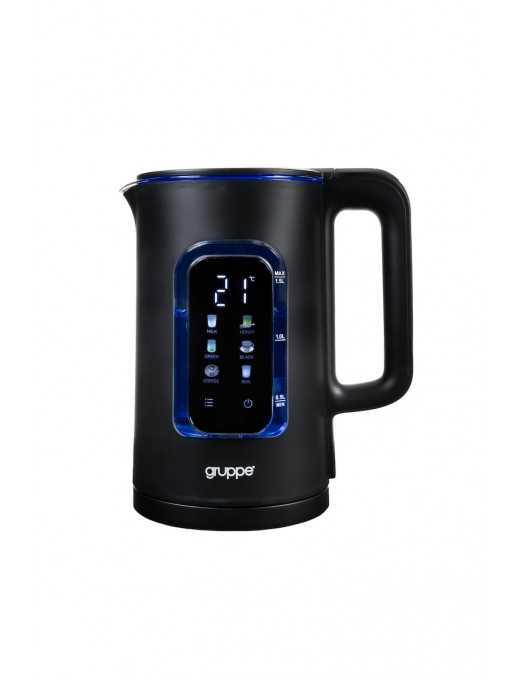 Gruppe DG-2328-EL Βραστήρας 1.5lt 1500W Μαύρος