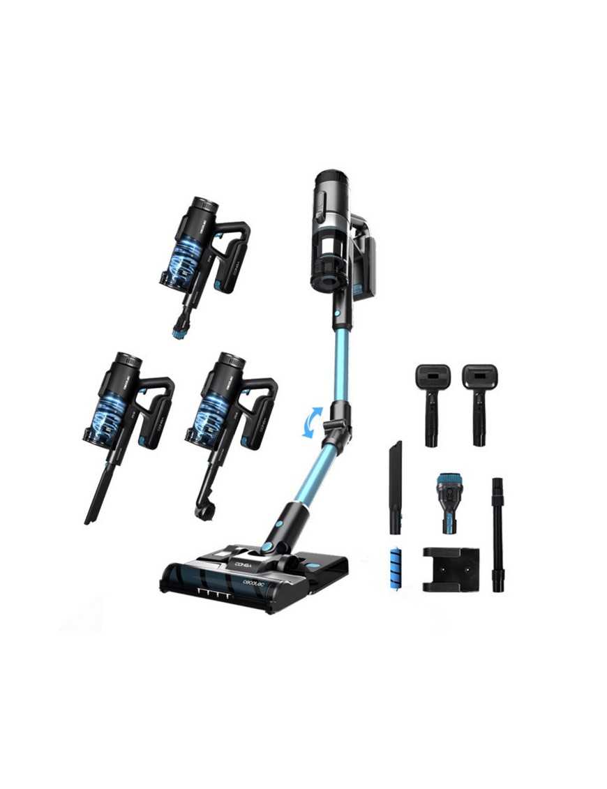 Cecotec Conga RockStar 1500 Επαναφορτιζόμενη Σκούπα 2 σε 1 Stick & Χειρός 33.6V Μαύρη