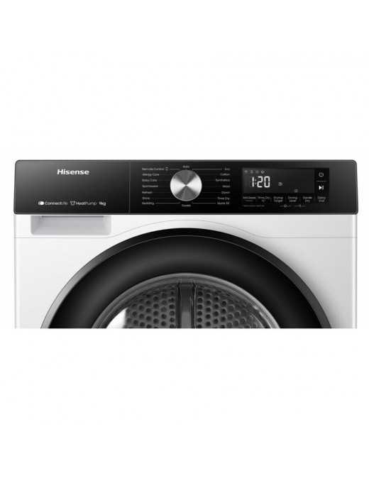 Hisense DH3S902BWCC Στεγνωτήριο 9kg με Αντλία Θερμότητας