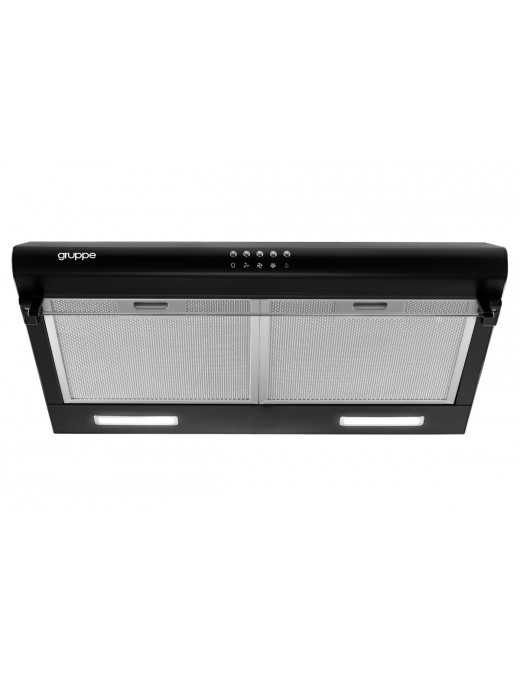 Gruppe Pratico S-3002A-A01-M29-600 Ελεύθερος Απορροφητήρας 60cm Μαύρος