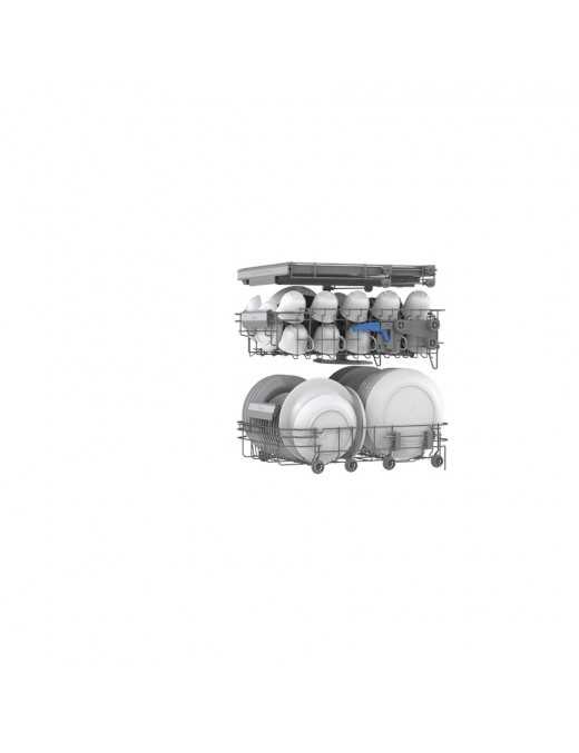 Midea MDWEF1034DSS-WC Ελεύθερο Πλυντήριο Πιάτων για 10 Σερβίτσια 45εκ. Inox
