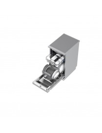Midea MDWEF1034DSS-WC Ελεύθερο Πλυντήριο Πιάτων για 10 Σερβίτσια 45εκ. Inox