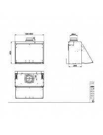 Faber 106/45 Plus Πτυσσόμενος Απορροφητήρας 60cm Λευκός