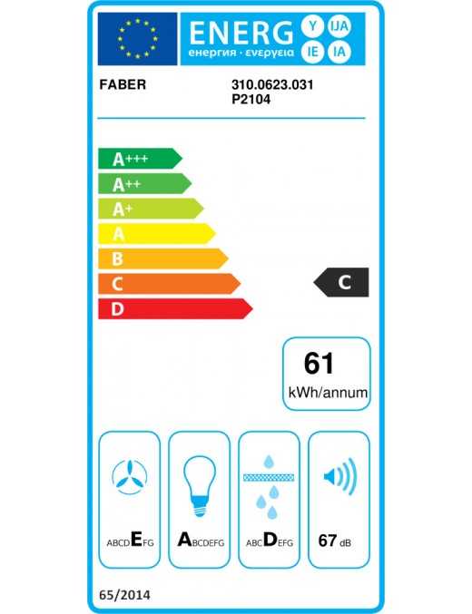 Faber 106/45 Plus Πτυσσόμενος Απορροφητήρας 60cm Λευκός
