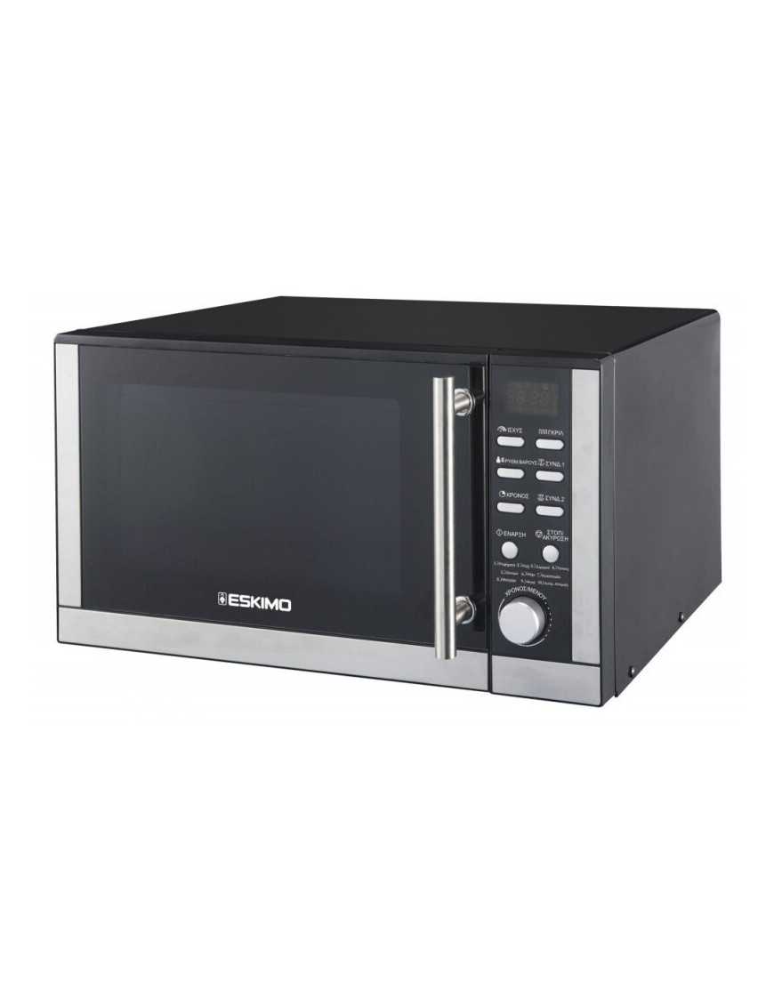 Eskimo ES MWO25DGINX Φούρνος Μικροκυμάτων με Grill 25lt Inox