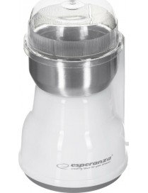 Esperanza EKC002W Ηλεκτρικός Μύλος Καφέ 160W με Χωρητικότητα 50gr Λευκός