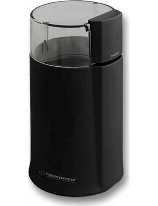 Esperanza EKC001K Ηλεκτρικός Μύλος Καφέ 160W με Χωρητικότητα 50gr Μαύρος