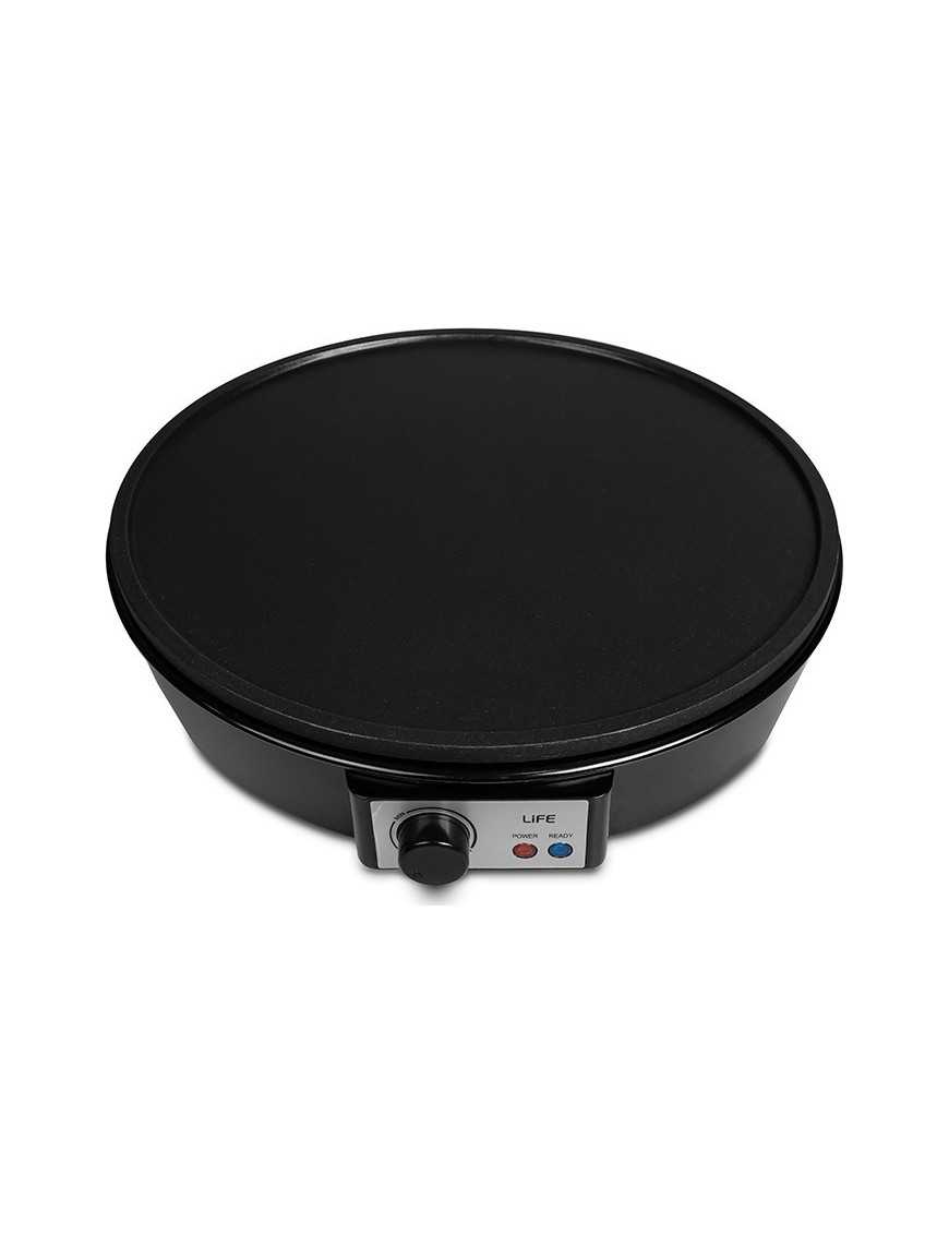 Life Mykrepa Κρεπιέρα 30cm Μαύρη 1000W