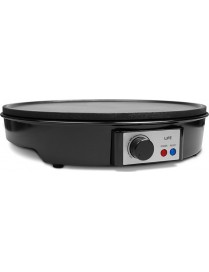 Life Mykrepa Κρεπιέρα 30cm Μαύρη 1000W