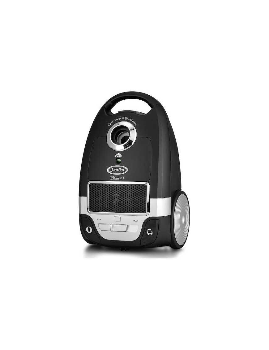 Juro-Pro BlackPro Ηλεκτρική Σκούπα 600W με Σακούλα 3lt Μαύρη