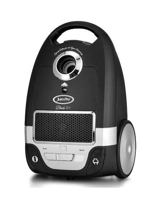 Juro-Pro BlackPro Ηλεκτρική Σκούπα 600W με Σακούλα 3lt Μαύρη