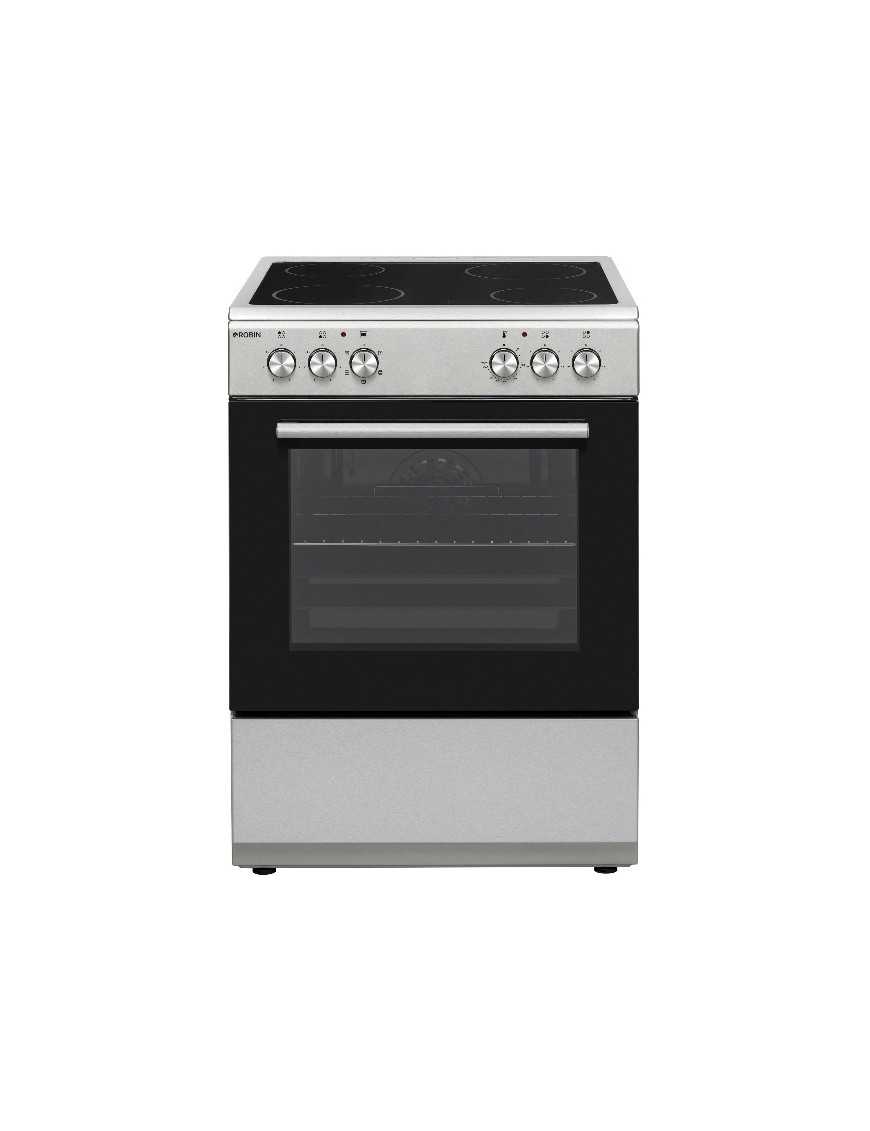 Robin BNK-1653 Κουζίνα 69lt με Κεραμικές Εστίες Π60εκ. Inox