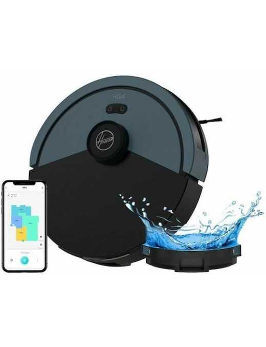 Hoover HG430H 011 Σκούπα Ρομπότ για Σκούπισμα & Σφουγγάρισμα με Χαρτογράφηση και Wi-Fi Μαύρη