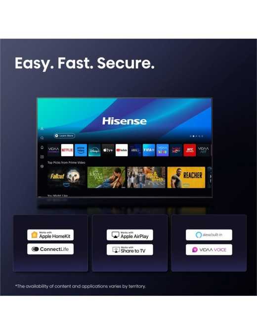 HISENSE 50A6Q UHD Smart 50'' Τηλεόραση