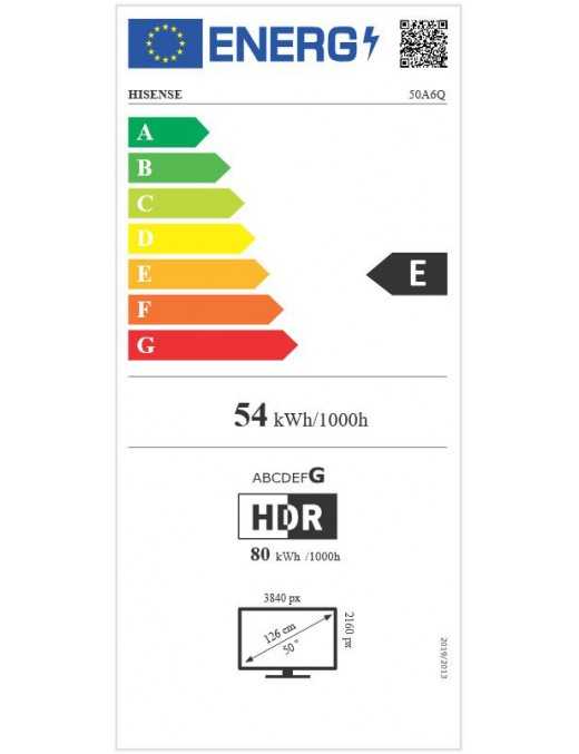 HISENSE 50A6Q UHD Smart 50'' Τηλεόραση