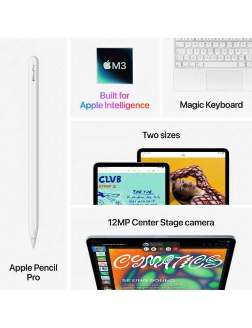 APPLE iPad Air 11 WI-FI + CL 128GB Space Grey Tablet (MCFV4TY/A)