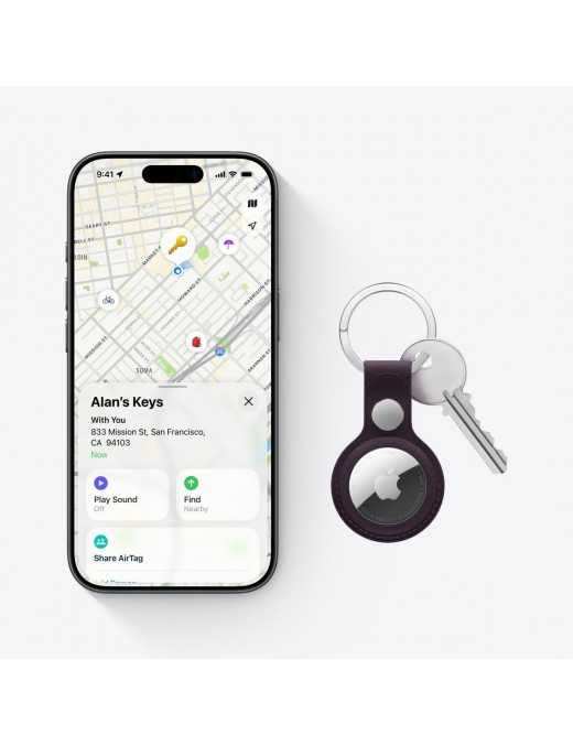 APPLE AirTag (1 Pack) Bluetooth Tracker (MFE94ZM/A)