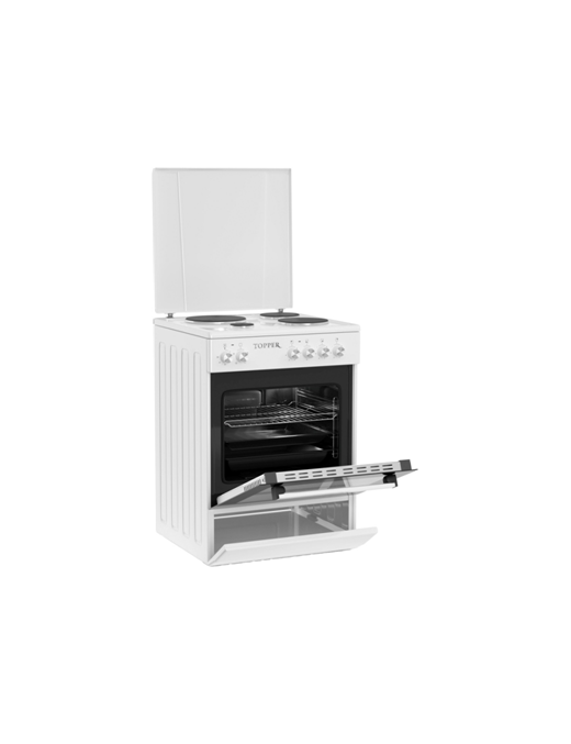 Topper TOP-6405 EWS Ηλεκτρική κουζίνα Λευκή Α