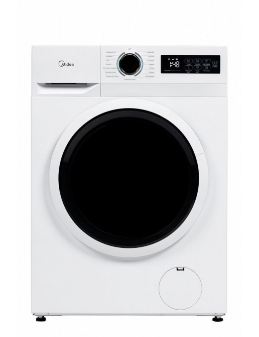 Midea Πλυντήριο Ρούχων 8kg με Τεχνολογία Ατμού 1400 Στροφών MF110W80BA10/W-GR