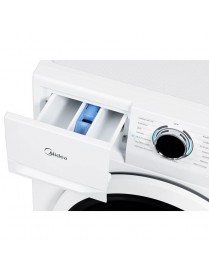 Midea Πλυντήριο Ρούχων 8kg με Τεχνολογία Ατμού 1400 Στροφών MF110W80BA10/W-GR
