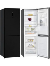 Davoline CBNF 357 BL NE Ψυγειοκαταψύκτης 323lt Full No Frost Υ185xΠ60xΒ98.5cm Μαύρος