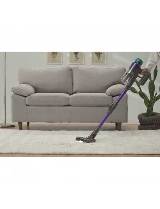 Primo PRVC-40507 Apollo Aqua Flex 3σε1 Σκούπα επαναφορτιζόμενη 29.6V BLDC μοτέρ Γκρι-Μωβ